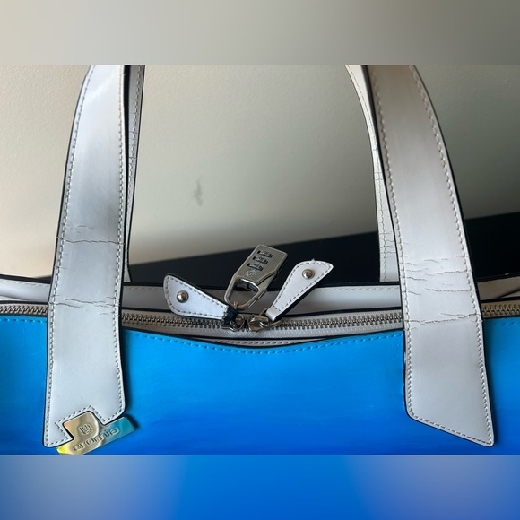 Big hand-painted satchel - Picture 6 of 6